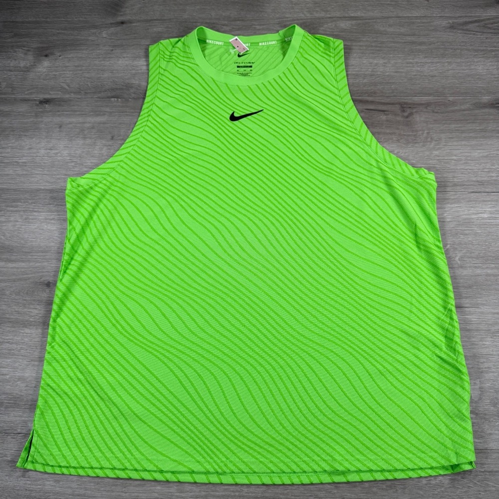 Nike Mens Melbourne Court Dri-FIT Advantage Slam Tennis Tank IB1052-307 Sz XL